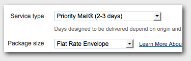 Paypal Priority Flat Rate Shipping