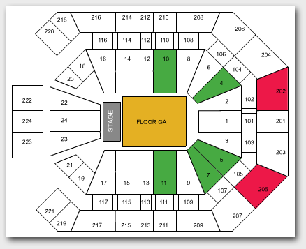 StubHub Seating Chart